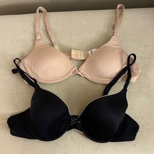 Women's Black and Tan Size 34A Bras